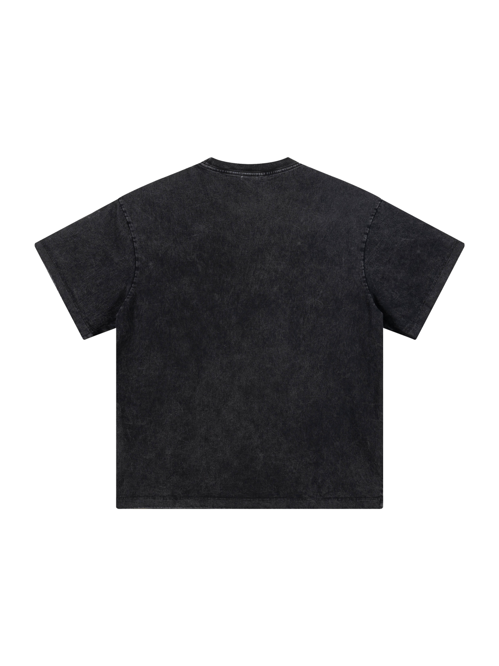 Streetwear American Vintage Waxed Dyed Washed Heavyweight 100% Cotton T-Shirt | HugePOD-2
